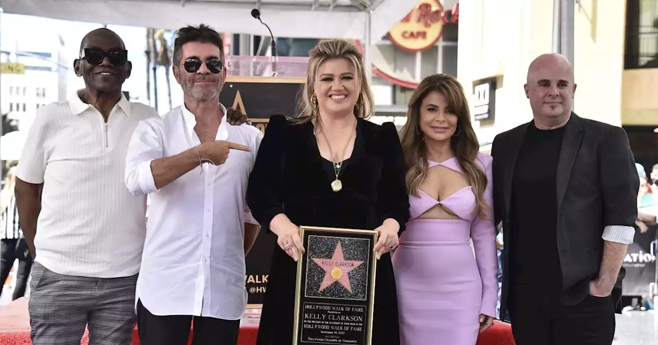 'Idol' made Kelly Clarkson a star 20 years ago. Now she's got one on the Walk of Fame