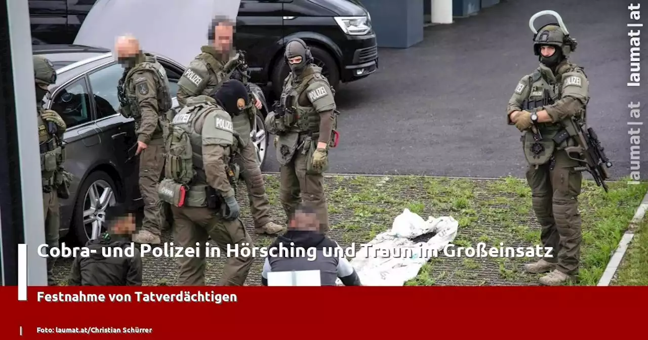 Cobra- und Polizei in Hörsching und Traun im Großeinsatz | laumat|at