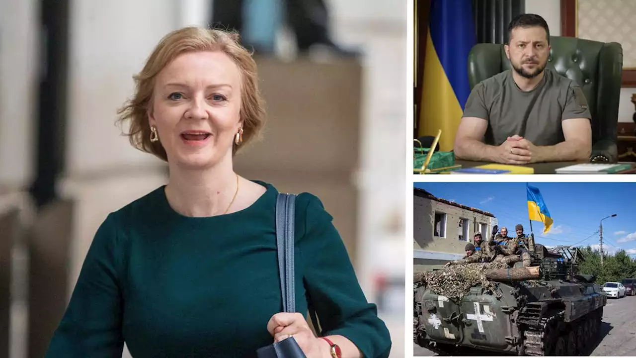 Liz Truss pledges £2.3bn in military aid for Ukraine as politics returns