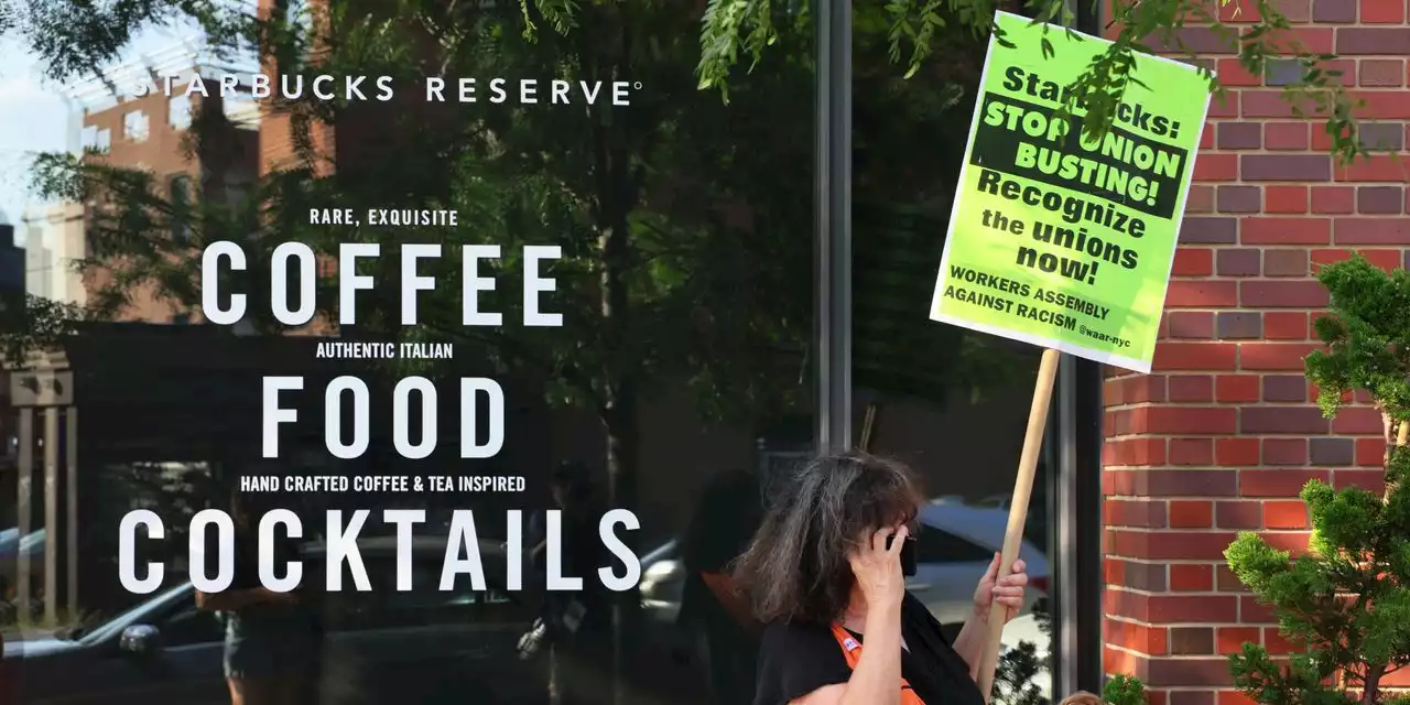 Starbucks investors push for review of how company is dealing with union activity