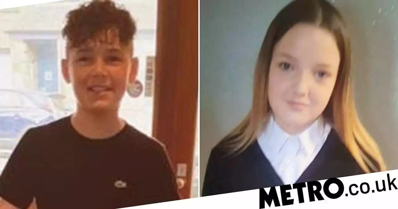 Desperate search for girl, 11, and boy, 12, who vanished together