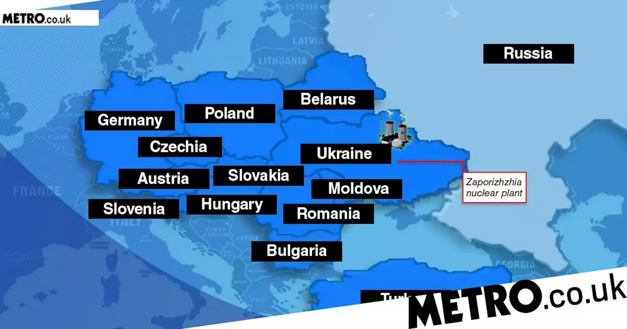 Map shows how Europe could be affected if Ukraine’s nuclear plant explodes