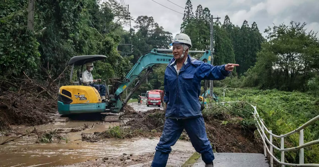 Storm damages space center in Japan and leaves thousands without power