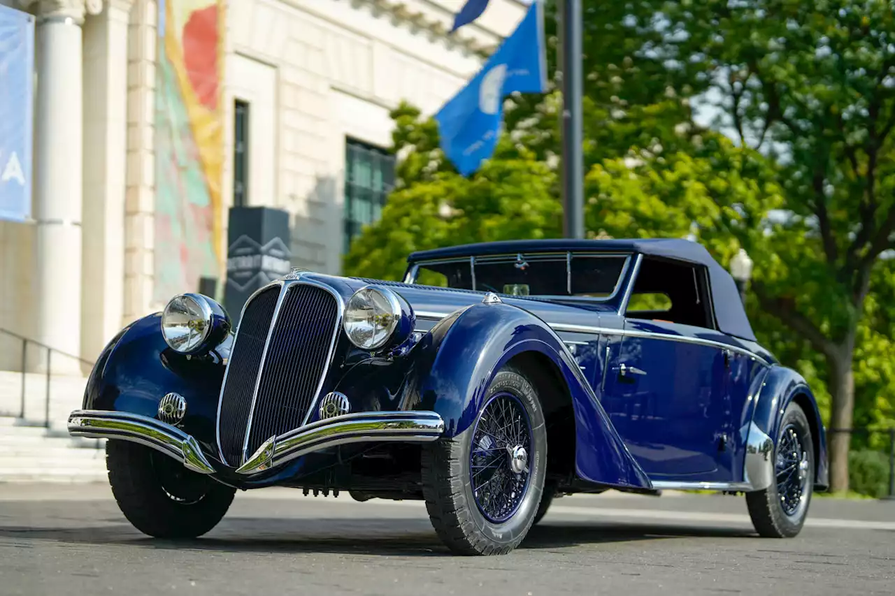 Detroit Concours d'Elegance honors Black GM designer, 1937 Delahaye