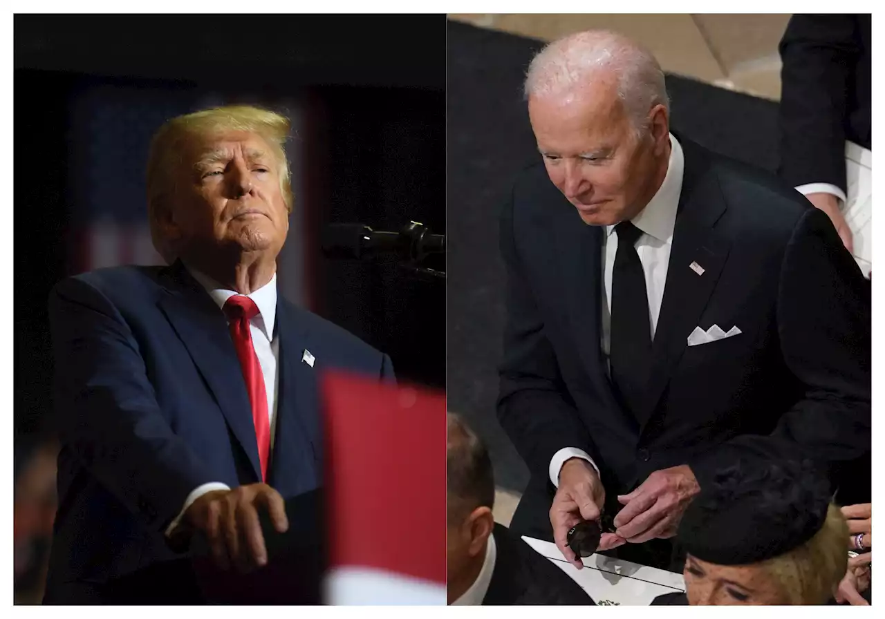 Trump says he would've had better seat than Biden at queen's funeral