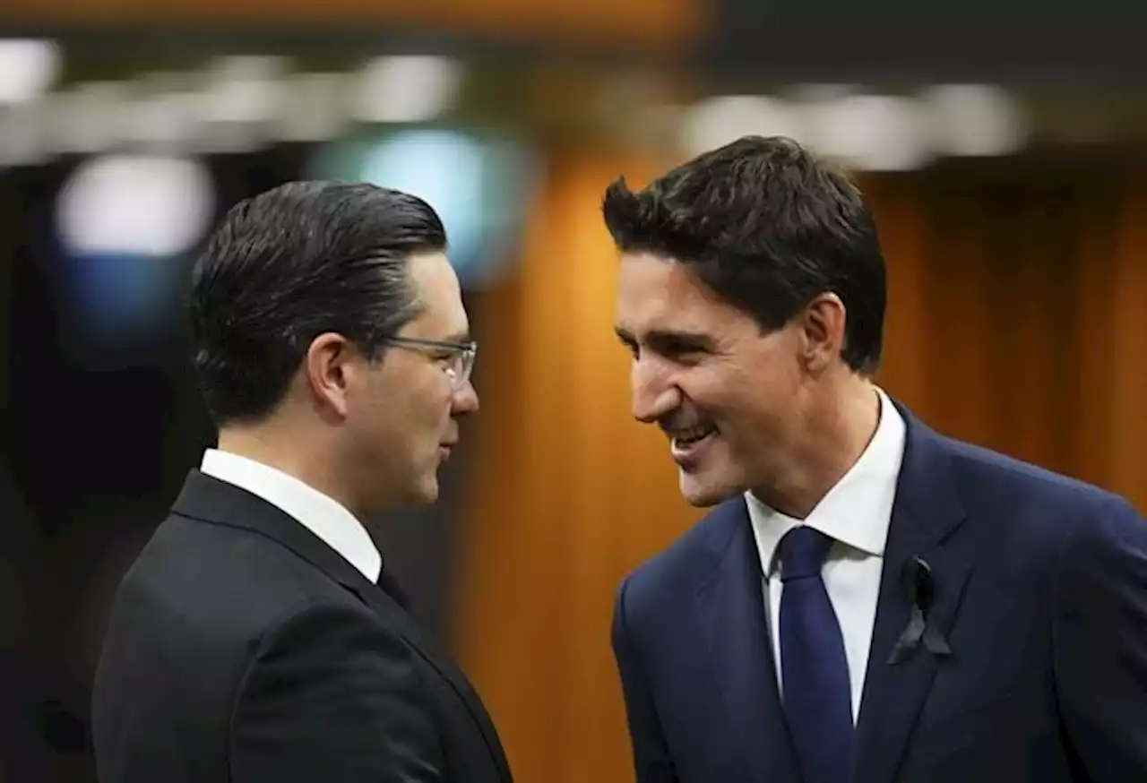 Justin Trudeau slightly favoured over Pierre Poilievre for prime minister: new poll