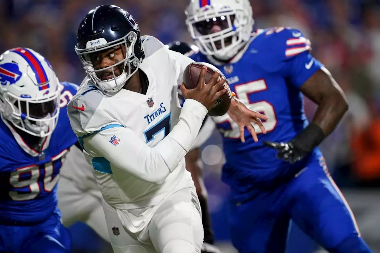 Titans Turn to Rookie QB Malik Willis Late in ‘MNF’ vs. Bills