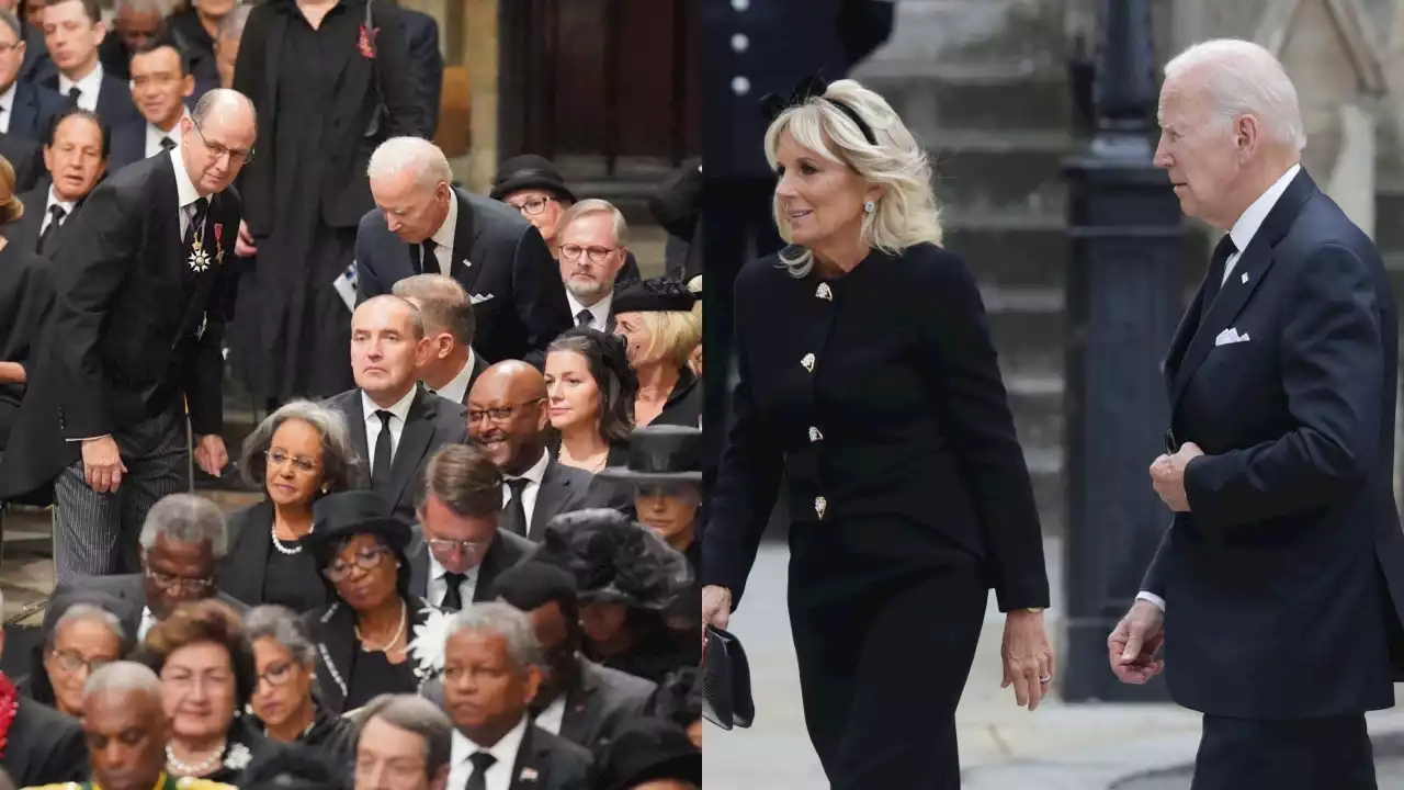 Joe Biden relegated in seating plan for Queen’s funeral