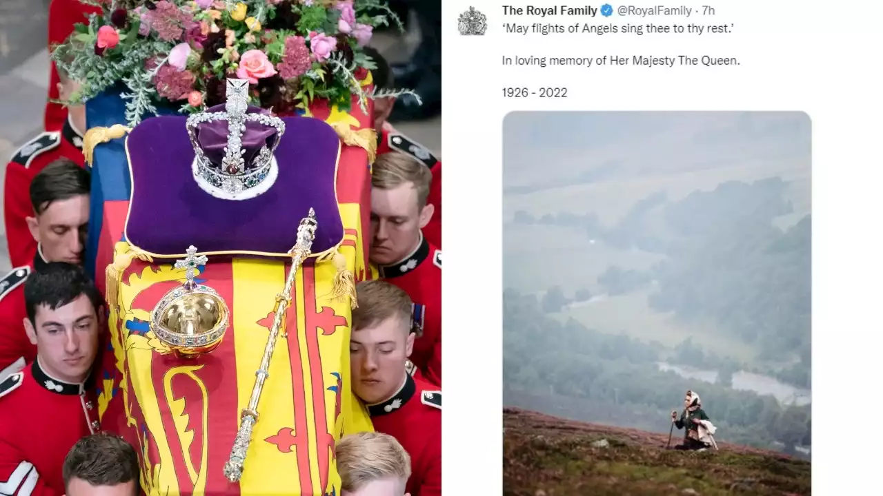 Royal family's final tribute to the Queen after she was laid to rest