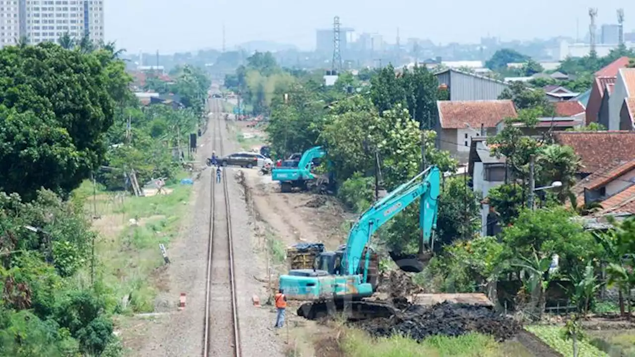 Menengok Proyek Rel Ganda Kiaracondong - Cicalengka yang Ditargetkan Rampung 2023