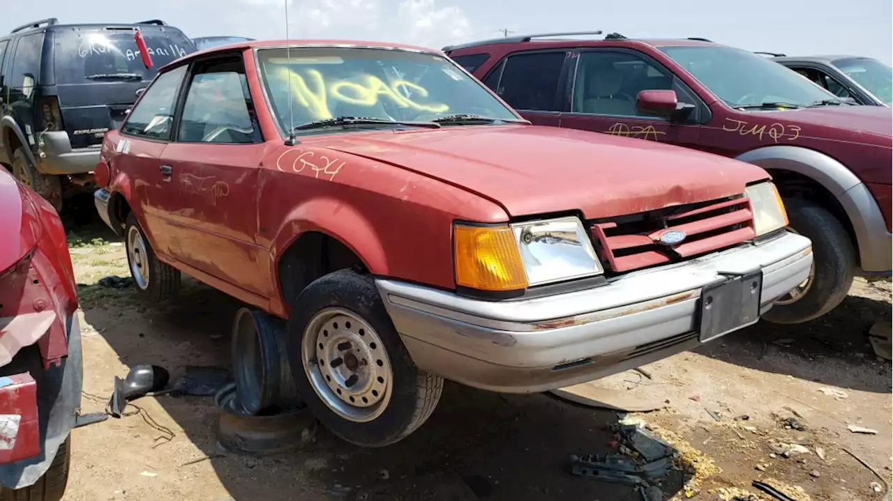 Junkyard Gem: 1988 Ford Escort Pony Hatchback