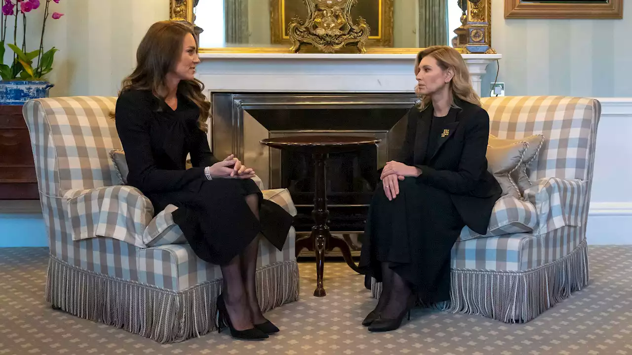 Princess Kate sits down with Ukraine first lady Olena Zelensky