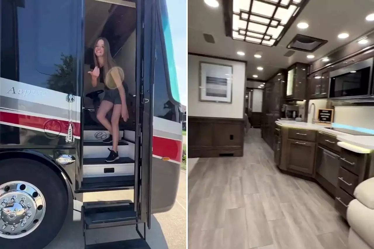 We live in a motorhome - it has all the mod cons, including a hot tub