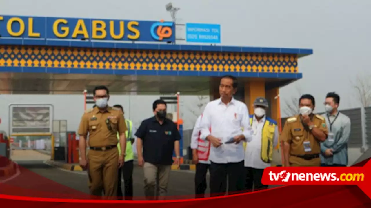 Presiden Joko Widodo Meresmikan Jalan Tol Cibitung-Cilincing dan Serpong-Balaraja