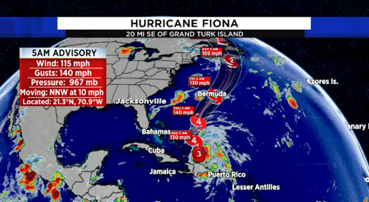 Fiona becomes first major hurricane