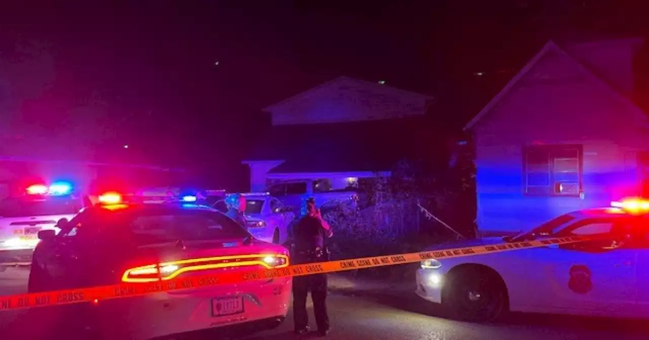 Wanted man leads police on chase, crashes stolen truck into south side Indianapolis home