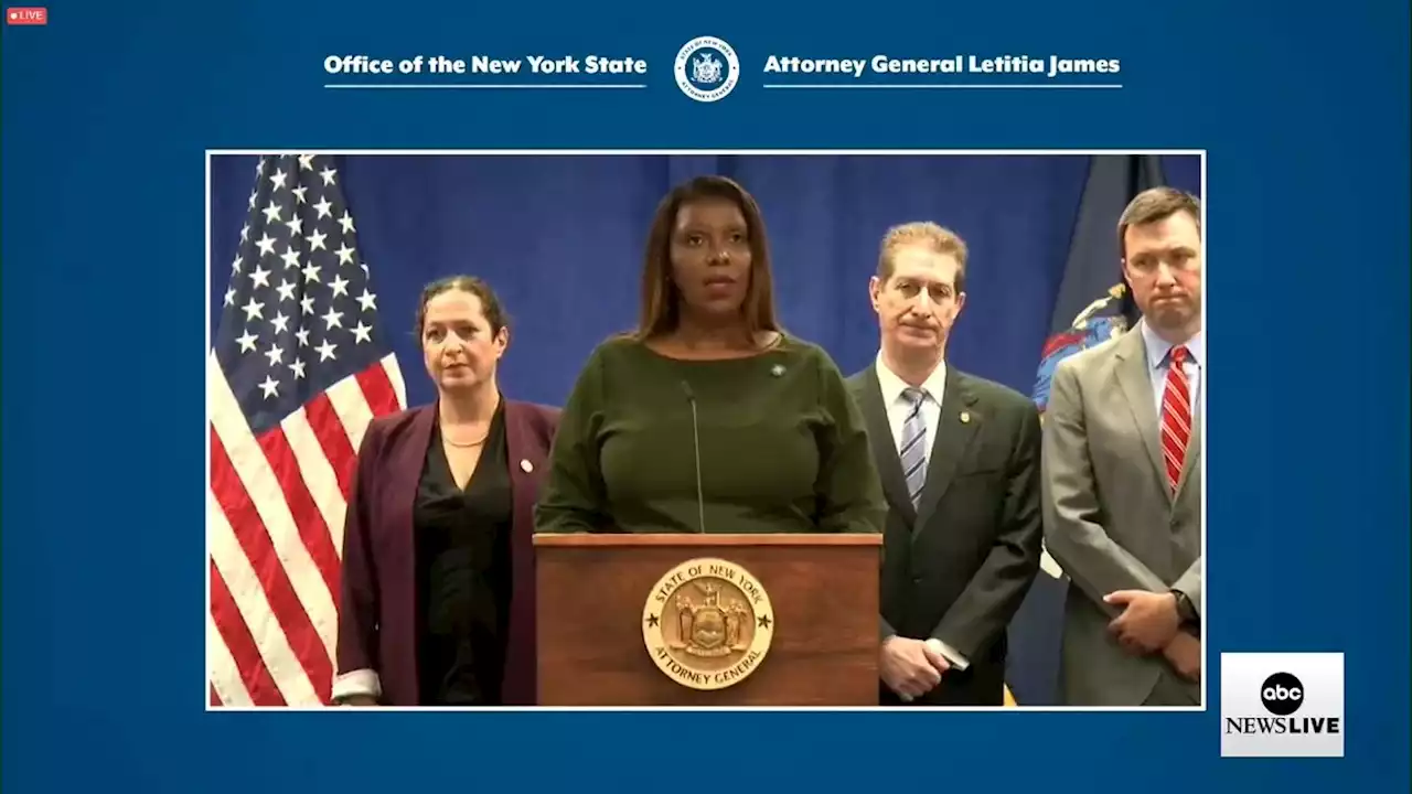 New York AG Letitia James files $250M lawsuit against Trump for defrauding lenders, others