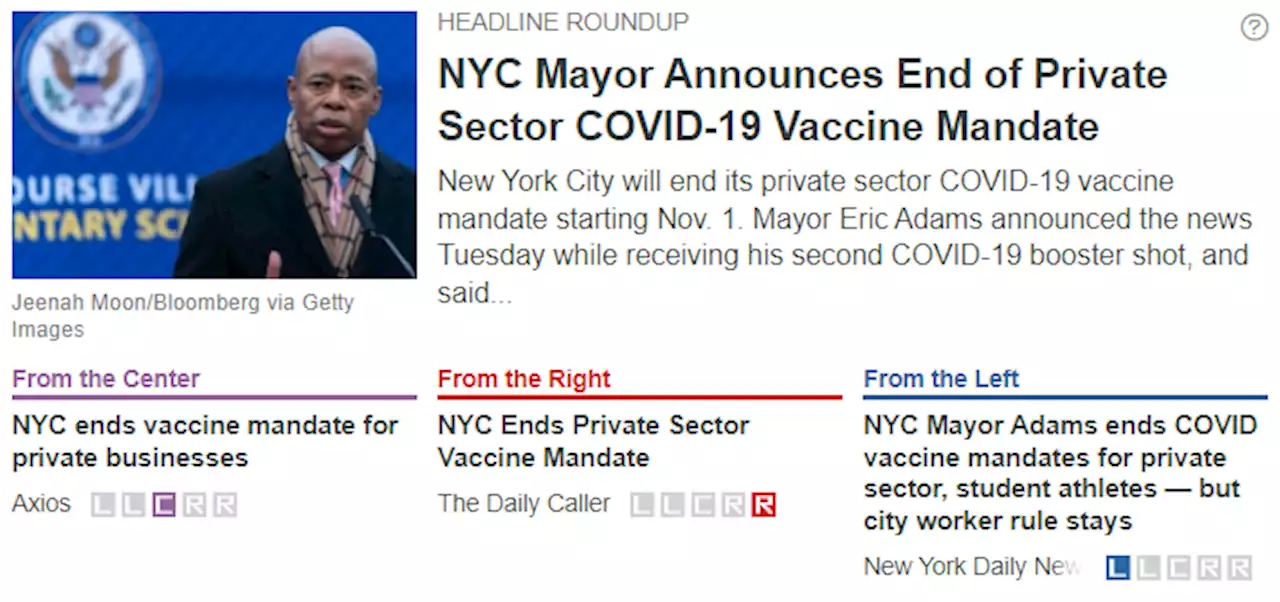 NYC Mayor Announces End of Private Sector COVID-19 Vaccine Mandate