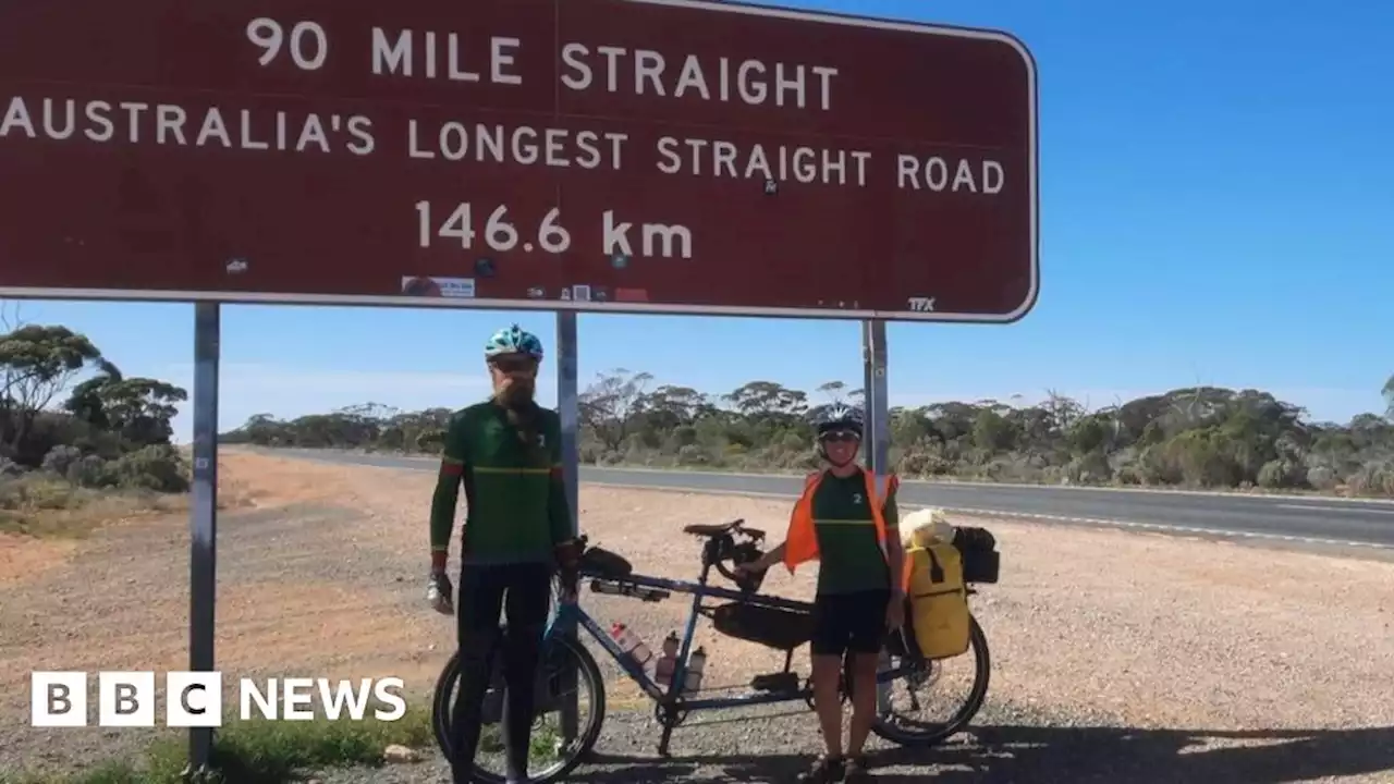 Derby couple go halfway round the world on tandem