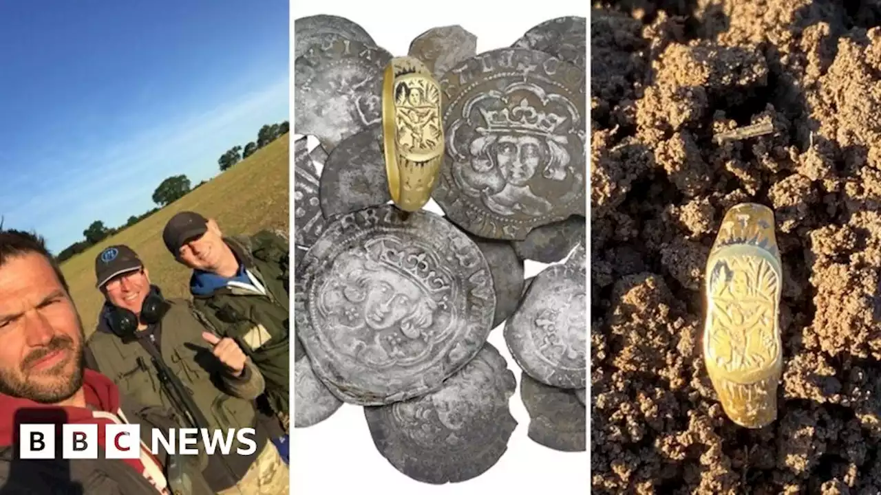 Harrogate: Father and sons unearth Wars of the Roses treasure