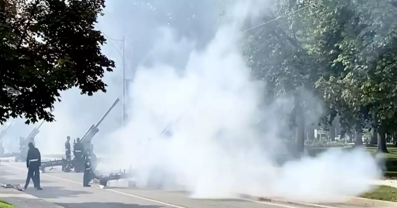 Toronto was totally confused about the 96-gun salute for Queen Elizabeth today