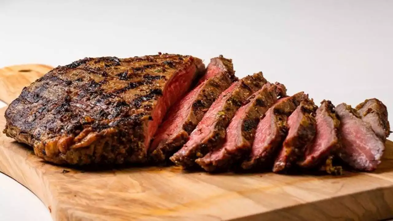 Cilantro lime hickory grilled flank steak for dinner: Try the recipe