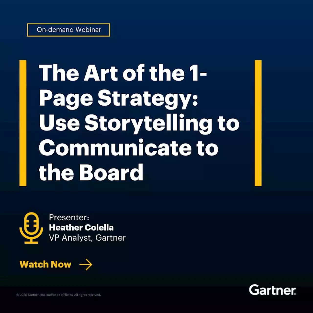 The Art of the 1-Page Strategy: Use Storytelling to Communicate to the Board