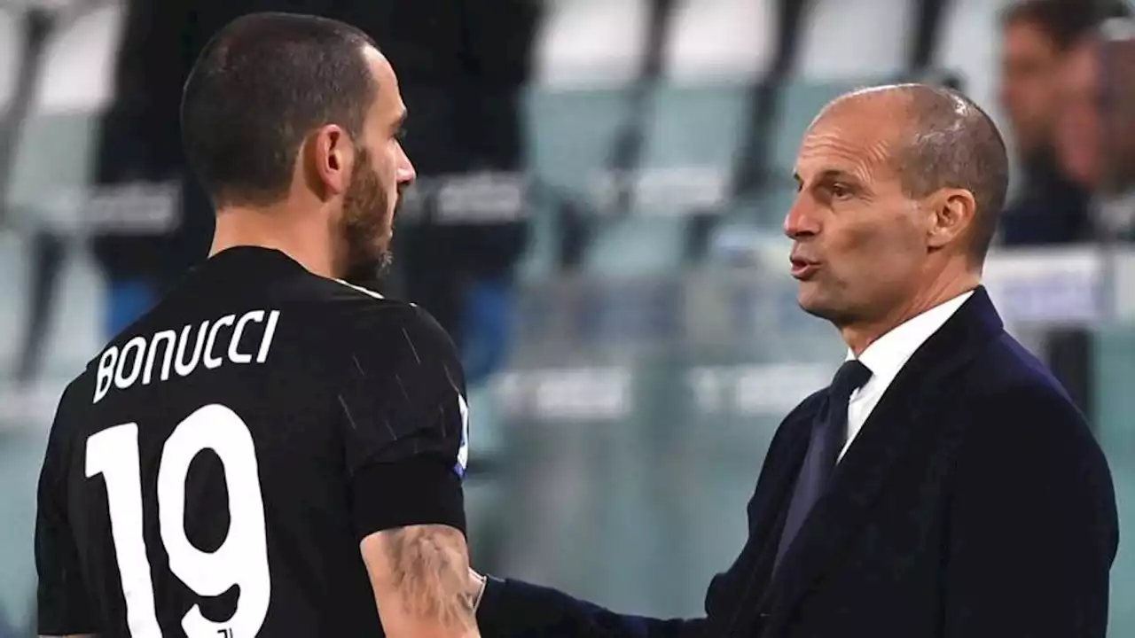 Allegri-Bonucci, torna il gelo: fa rumore la rinuncia al capitano con la Juve nella bufera