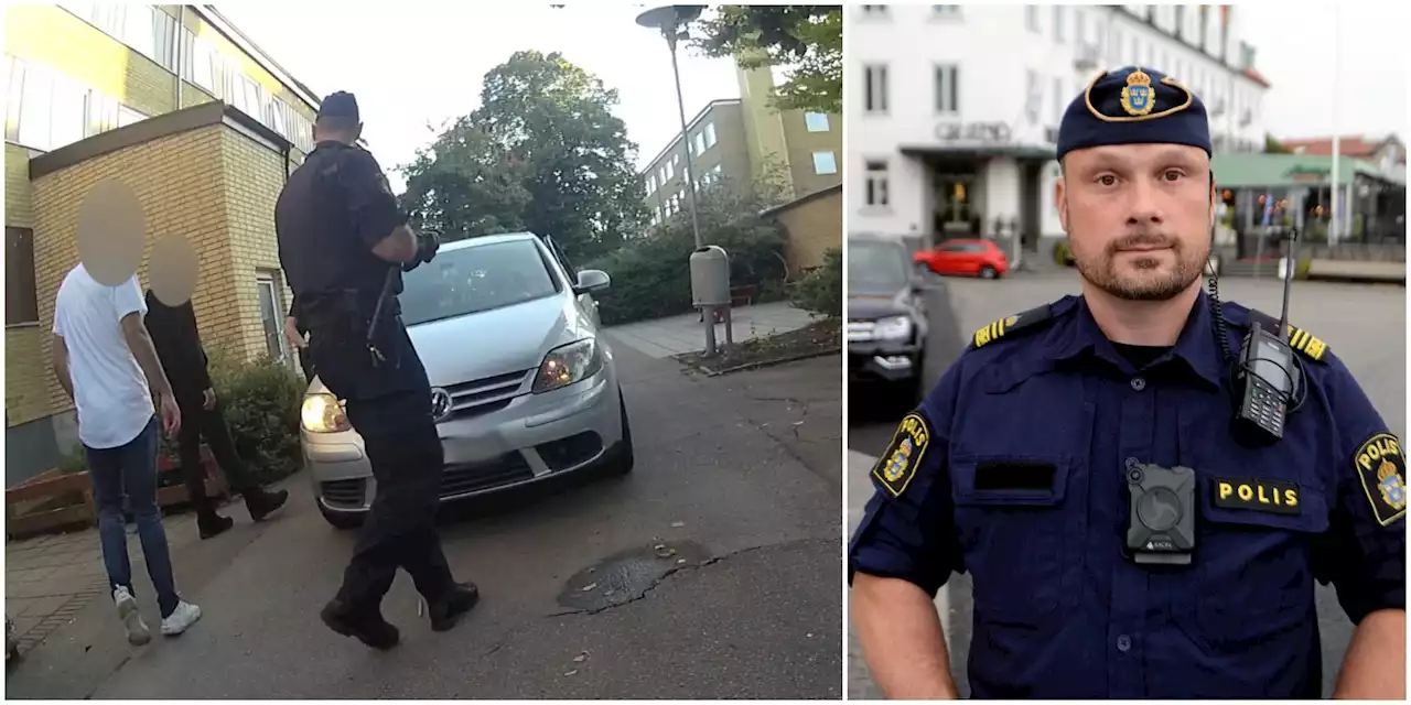 Här blir poliserna i Falkenberg kallade för hora