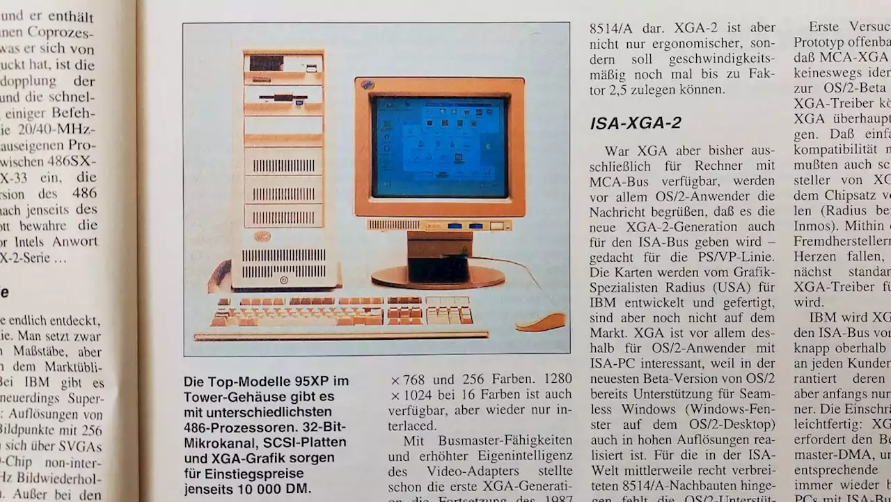 30 Jahre Lenovo ThinkSystem alias IBM PS/2 Server