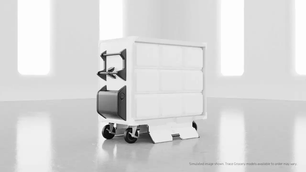 GM Unit BrightDrop Debuts Electric Cart For Hauling Groceries