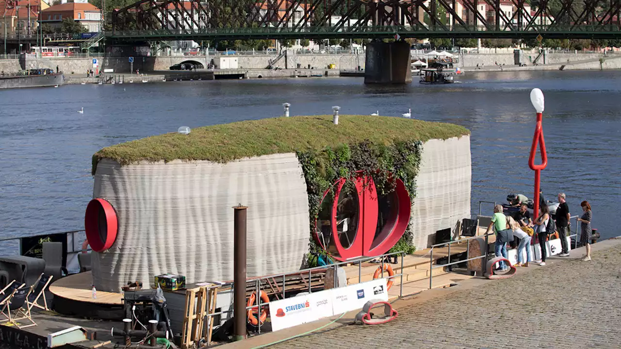 Meet Prvok: Czech Republic's first of its kind 3D-printed floating house made within 48 hours