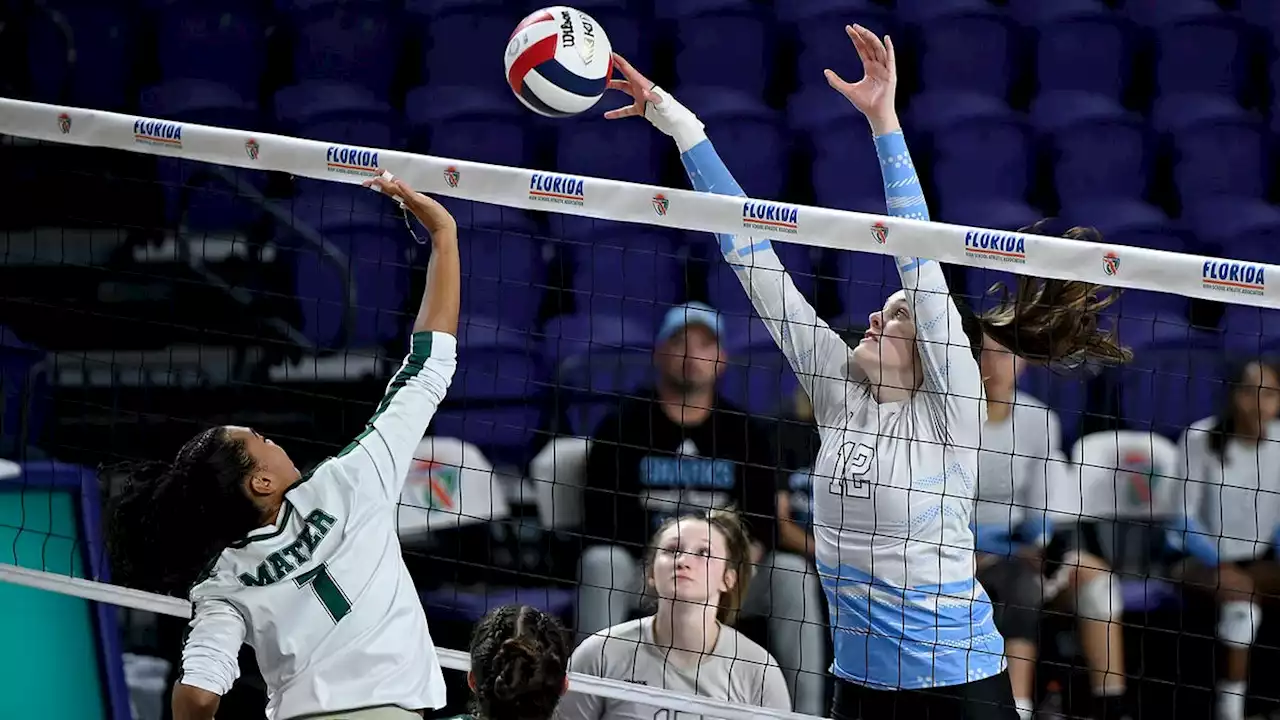 FHSAA releases new 2022 high school volleyball rankings: Who's in front in playoff race?