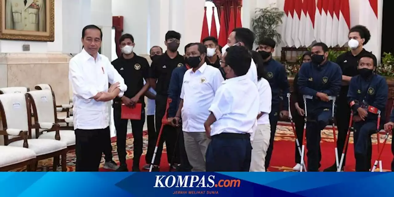 Jokowi Saat Terima Timnas Sepak Bola Amputasi: Beri Sangu Rp 500 Juta, Kalau Juara...