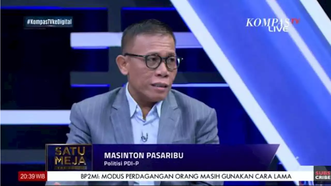 Masinton Pasaribu sebut Kekhawatiran SBY soal Kecurangan Pemilu 2024 adalah Sesuatu yang Melankolis