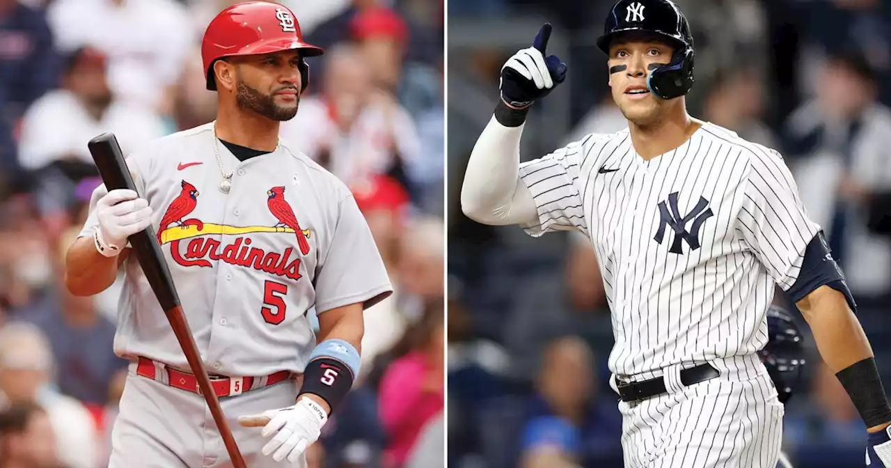 Two of baseball's biggest stars are closing in on major home run marks