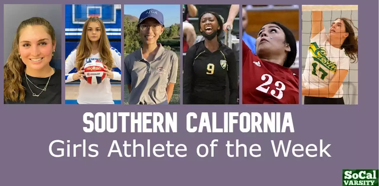 VOTE: Southern California Girls Athlete of the Week, September 23