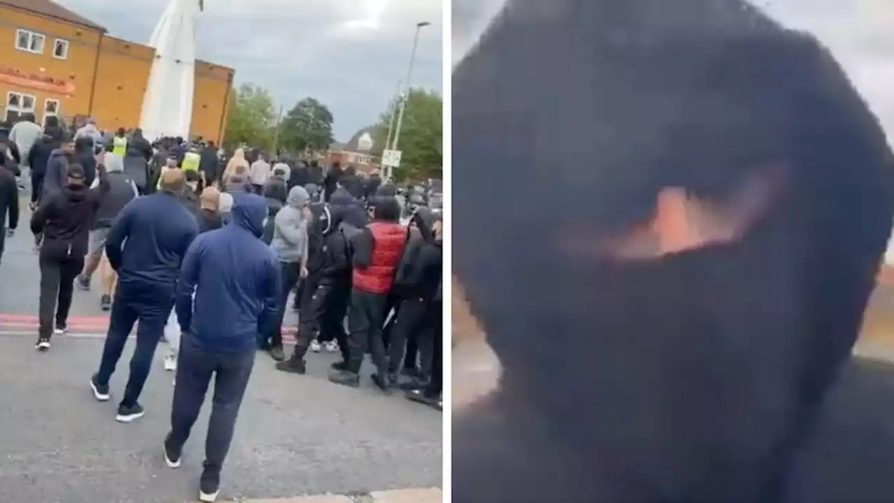 Leicester violence spreads to Birmingham: Fireworks thrown at cops as 200-strong mob surrounds Hindu temple