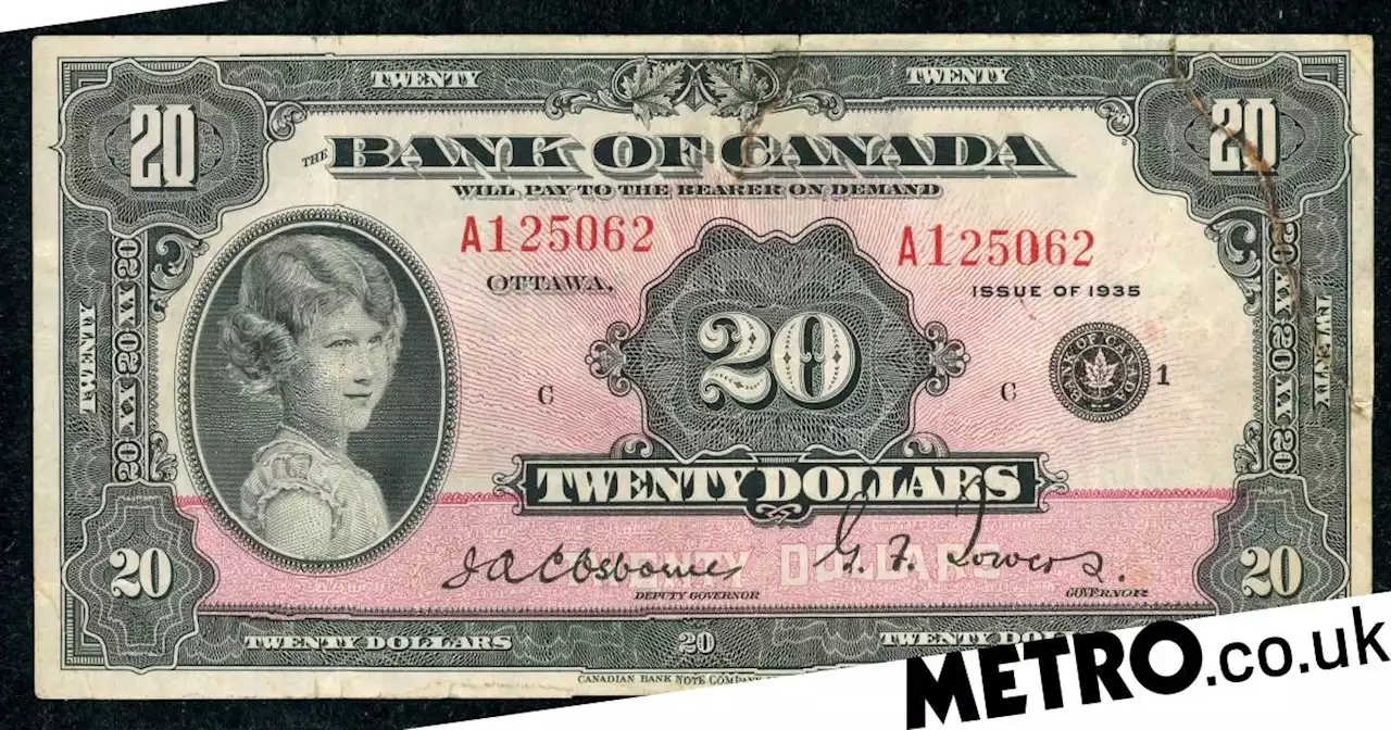 Rare banknote featuring eight-year-old Queen now worth £15,000