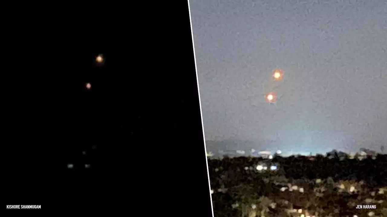 What Are Those? Mysterious Orbs of Orange Light Glow Above San Diego and Tijuana