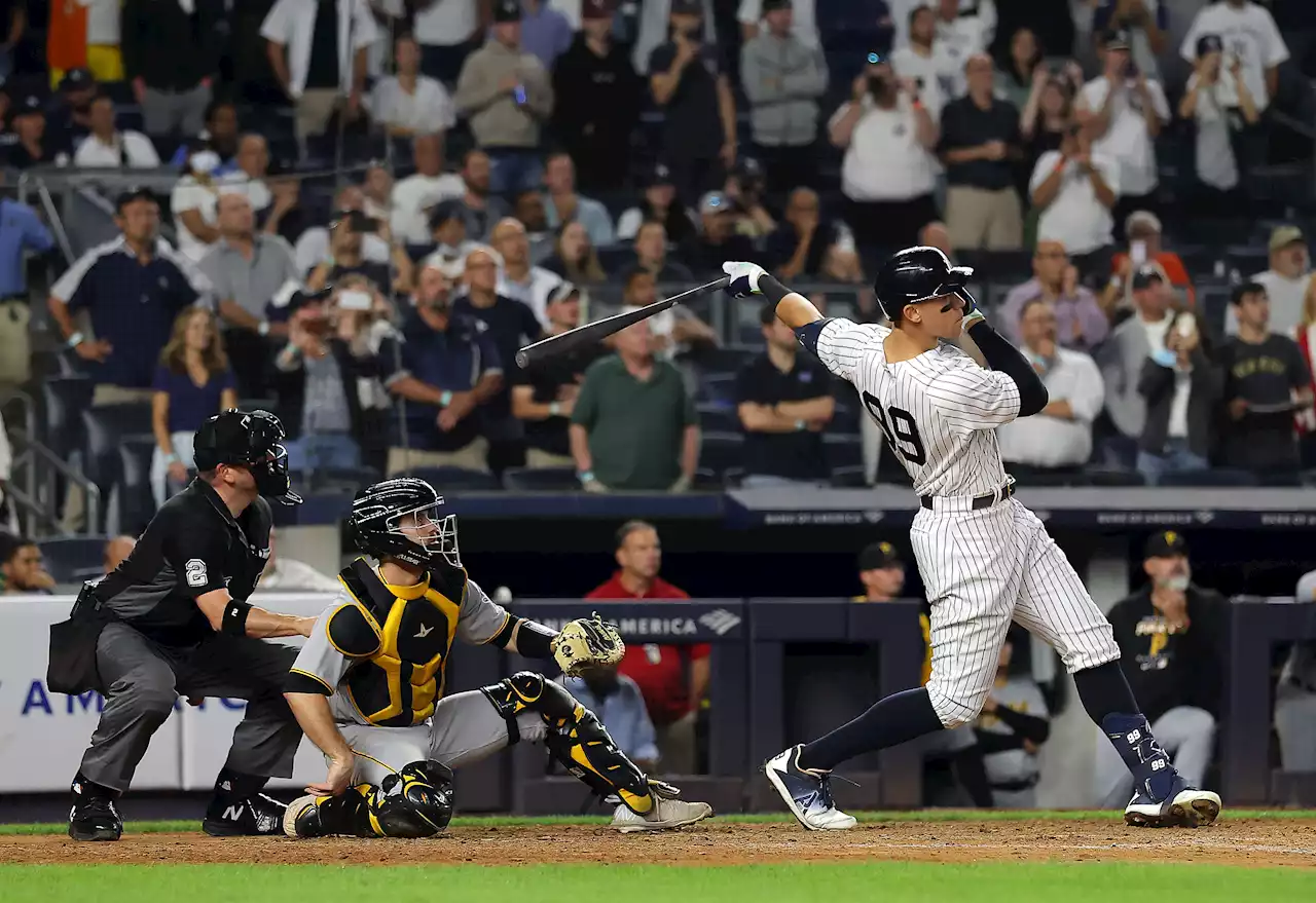 Aaron Judge belts 60th homer to tie Ruth in Yankees’ crazy comeback win