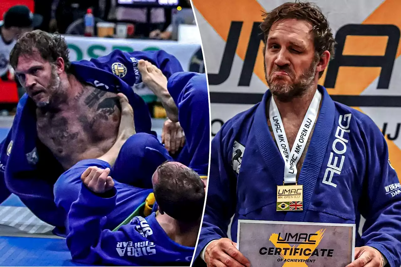 Actor Tom Hardy secretly enters — and wins — Jiu-Jitsu competition