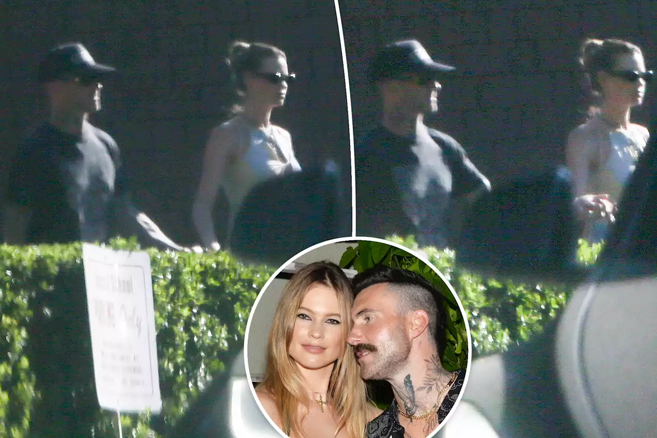 Adam Levine, Behati Prinsloo put on a united front amid cheating allegations