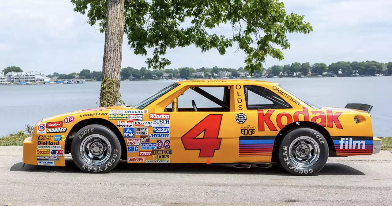 Bright Yellow 1988 Kodak-Branded NASCAR Racer Goes to Auction