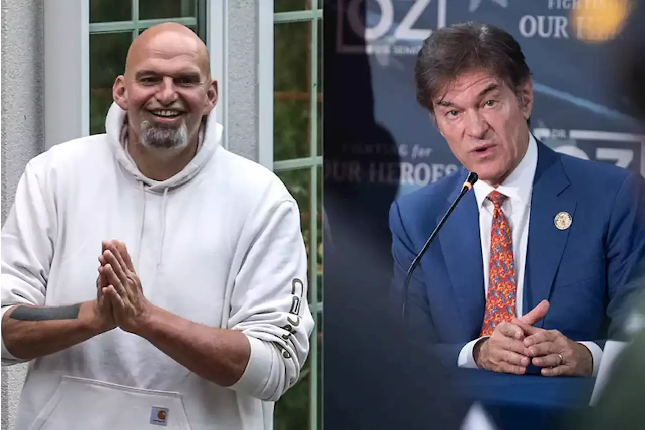 John Fetterman and Mehmet Oz do Philly