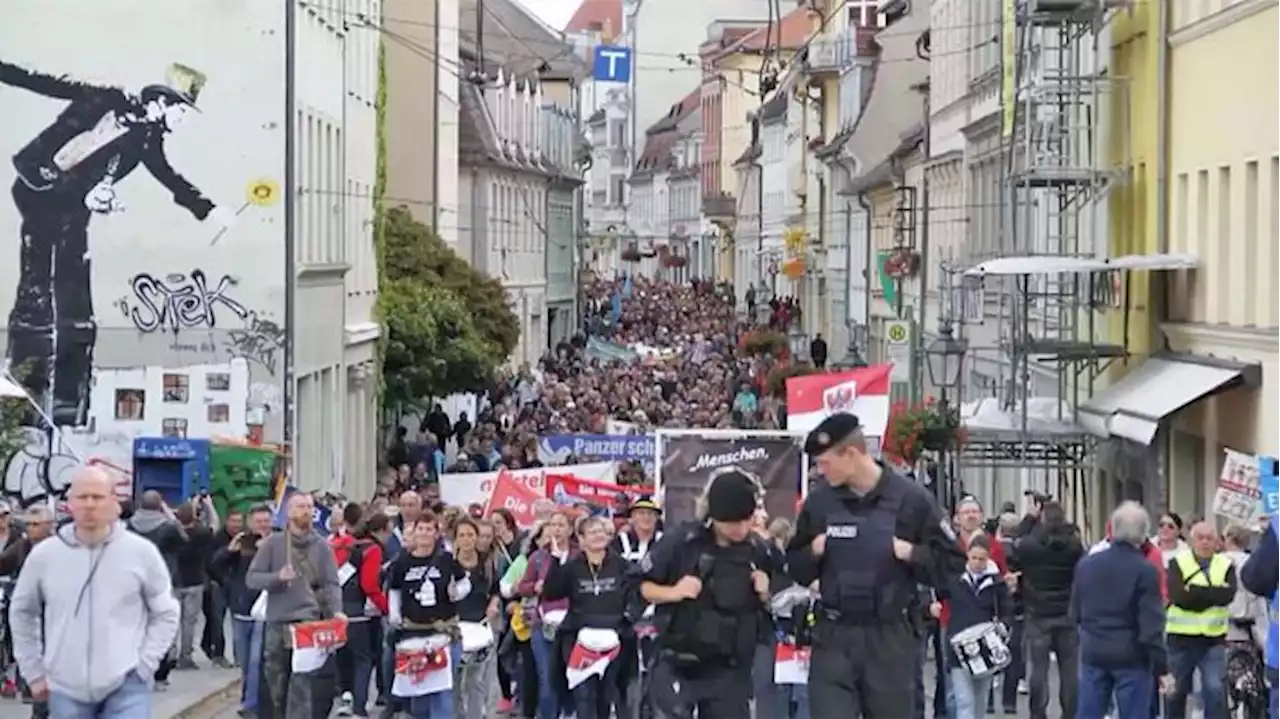 Brandenburger Linken-Politiker nach 'Friedens'-Demo in der Kritik