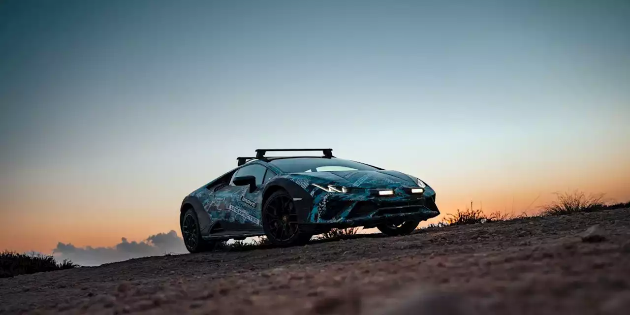 See the Safari-Style Lamborghini Huracán Sterrato Chuck Sand In New Teaser