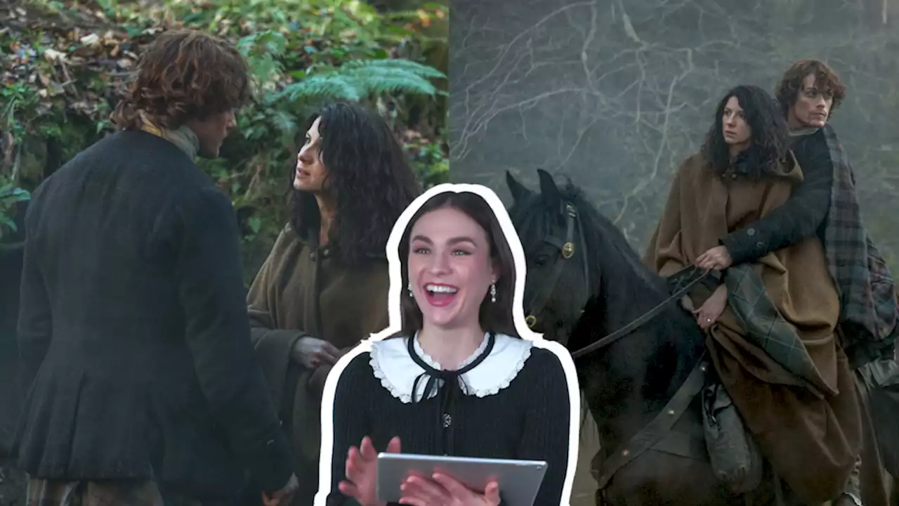 Sophie Skelton Reacts to Iconic ‘Outlander’ Scenes with Caitríona Balfe & Sam Heughan