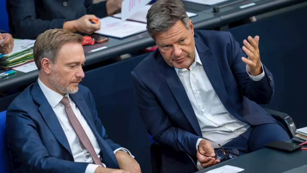 Energiekrise: Lindner und Habeck streiten bei Gasumlage