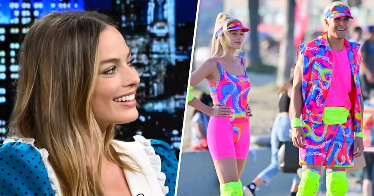 Margot Robbie says she was 'mortified' when pics leaked from 'Barbie' set